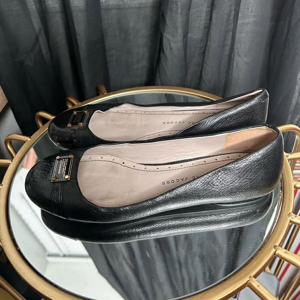 Marc by Marc Jacobs Leather Ballet Flats